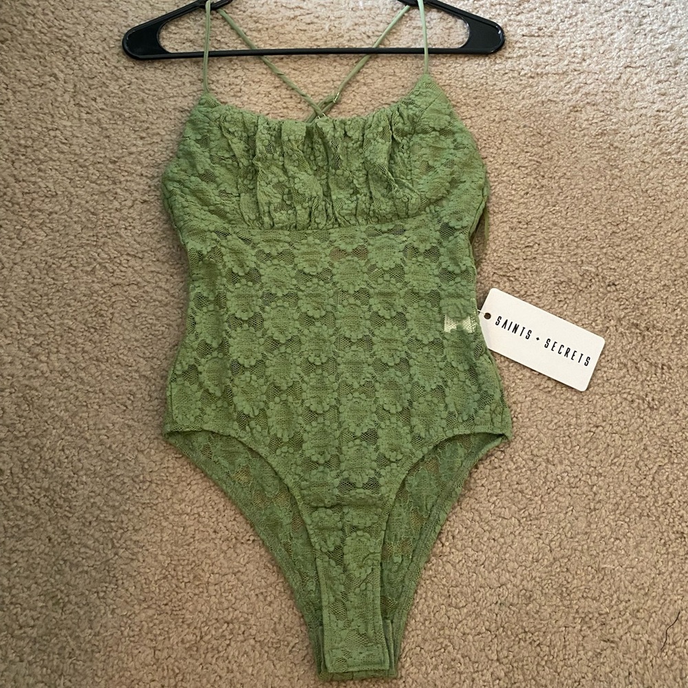 Secrets + Saints‎ Lace Bodysuit